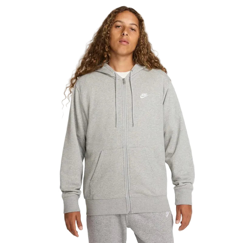 FN3884 063 NIKE CLUB MEN SADADERA CAPUCHA FRENCH TERRY GREY