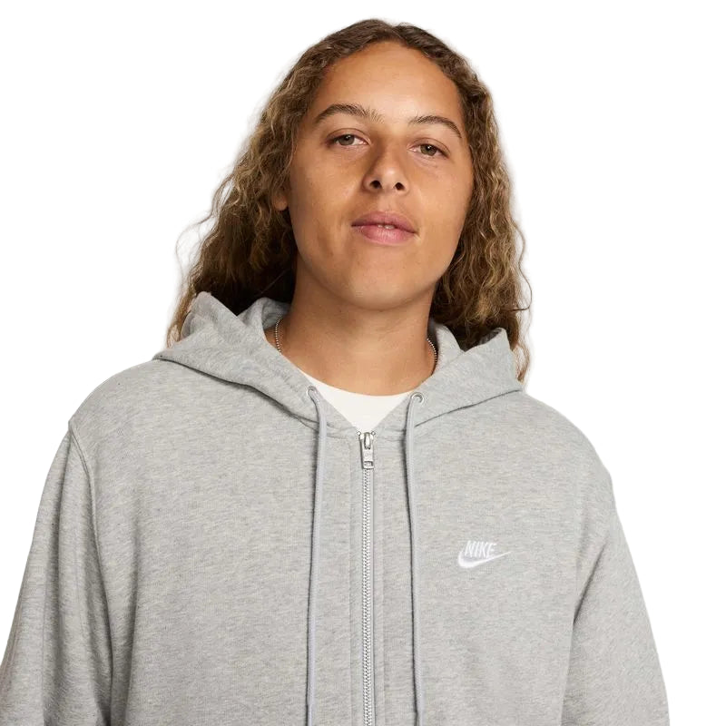 FN3884 063 NIKE CLUB MEN SADADERA CAPUCHA FRENCH TERRY GREY