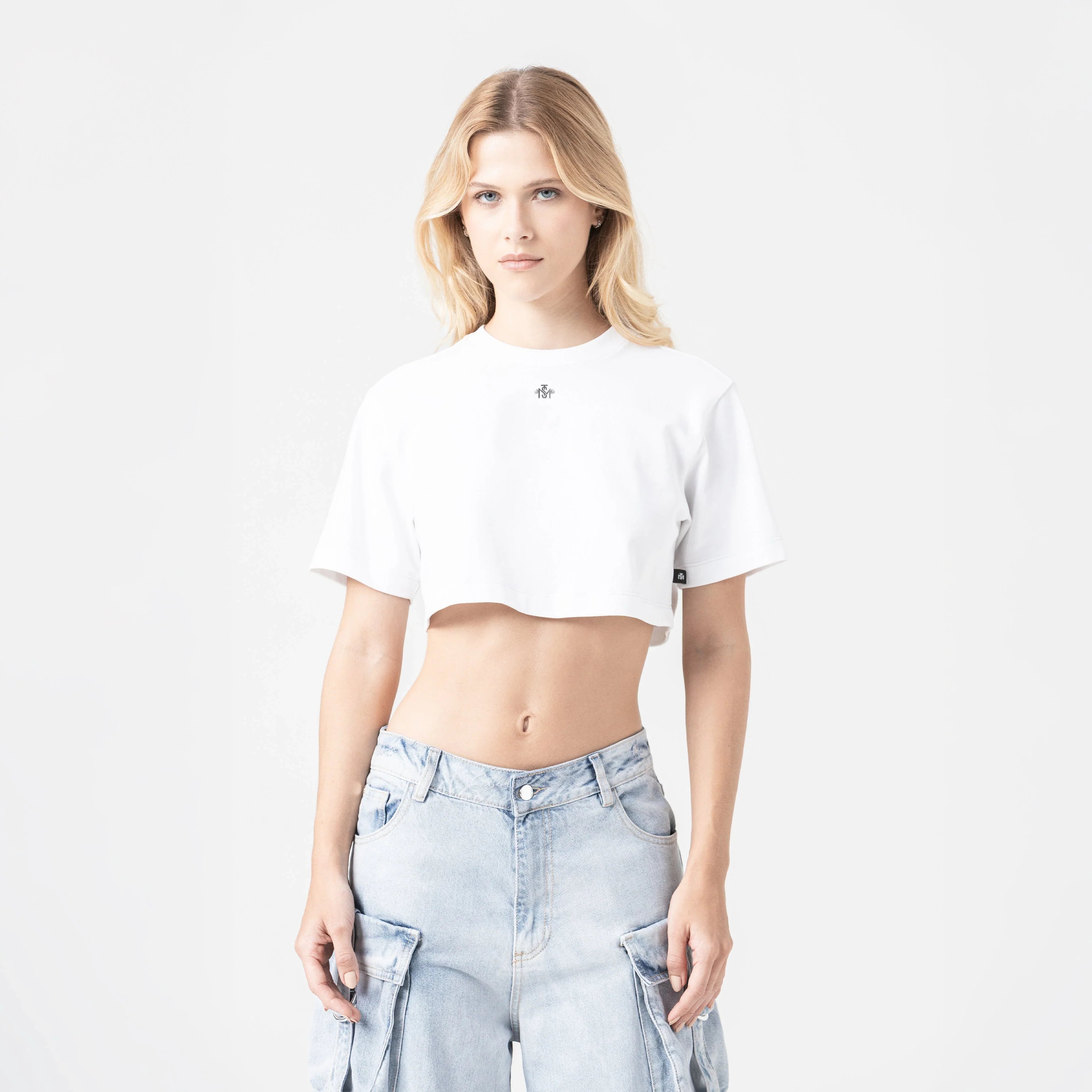 CANELA CROP TOP WHITE FEMENINA