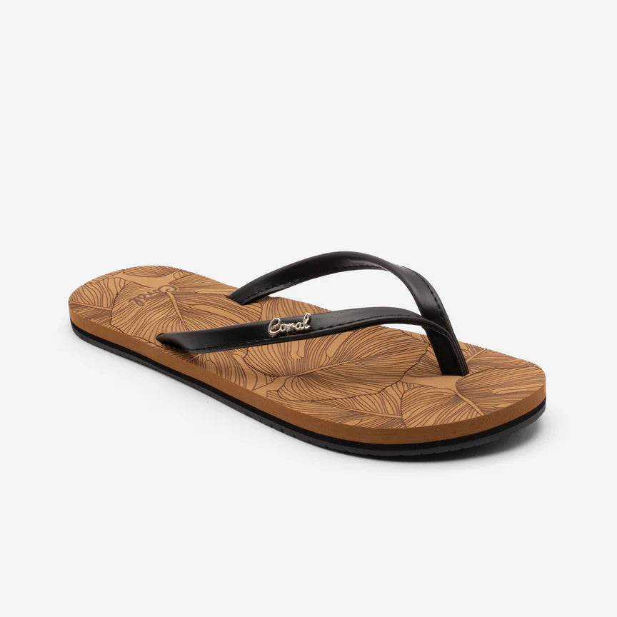 SANDALIA UVITA 14 BLACK/CAMEL CORAL