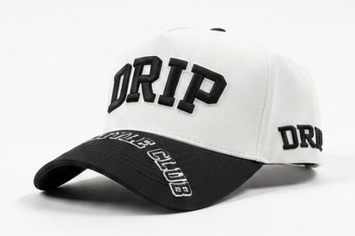 CAP DRIP LIFE STYLE WHITE  VISOR BLACK