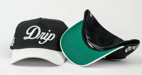 CAP DRIP BLACK VISOR GREEN