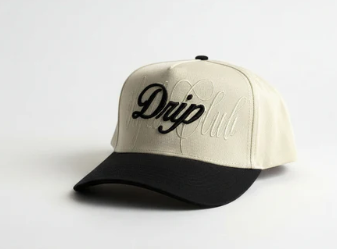 CAP DRIP SIGN BEIGE AND BEIGE