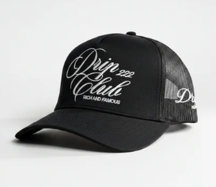 CAP DRIP TRUCKER BLACK
