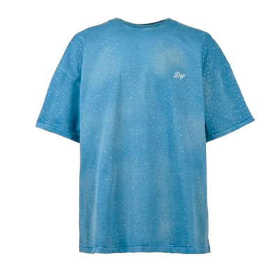 TEE DRIP RIVER WASH BLUE