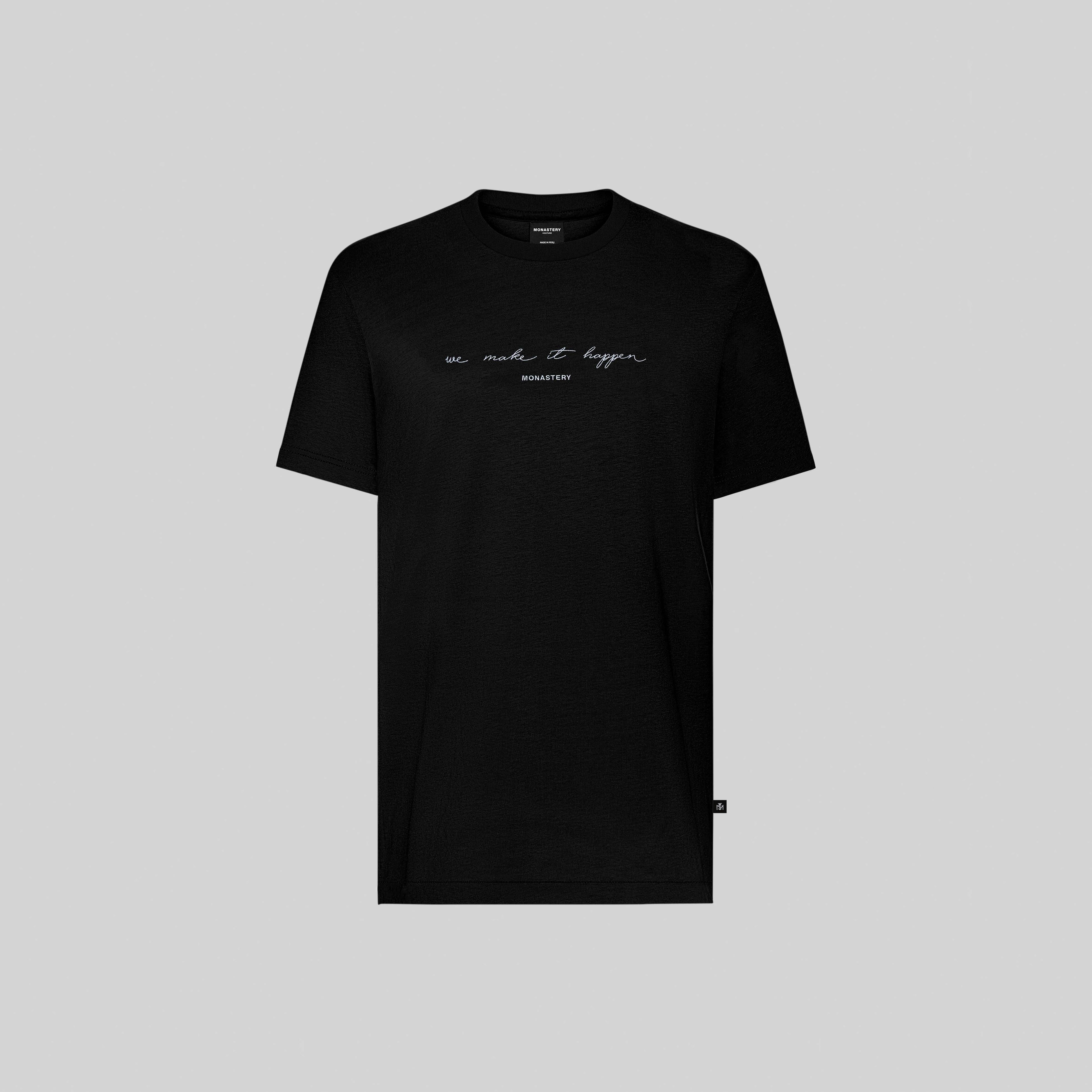 1001201240201 T-SHIRT ALPHA NEGRA