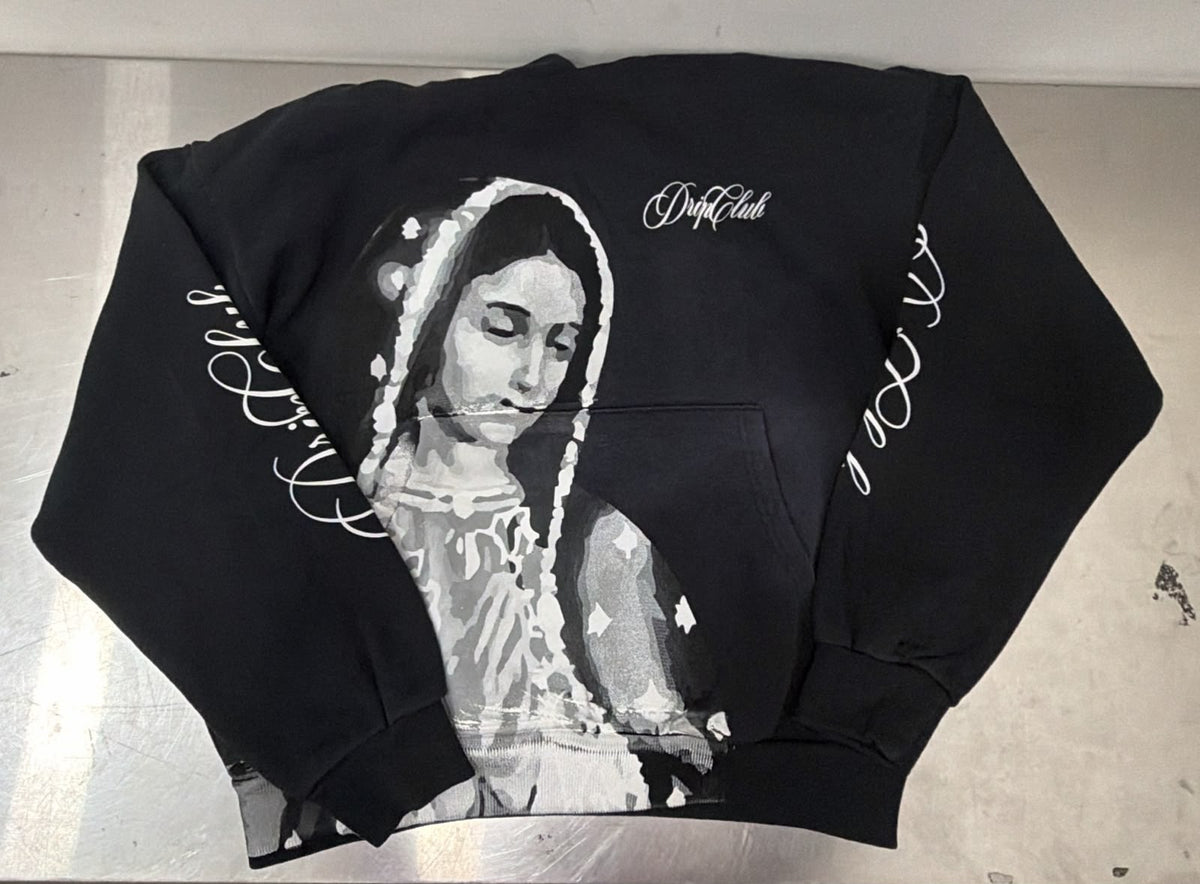HOODIE VIRGEN PUFF PRINT